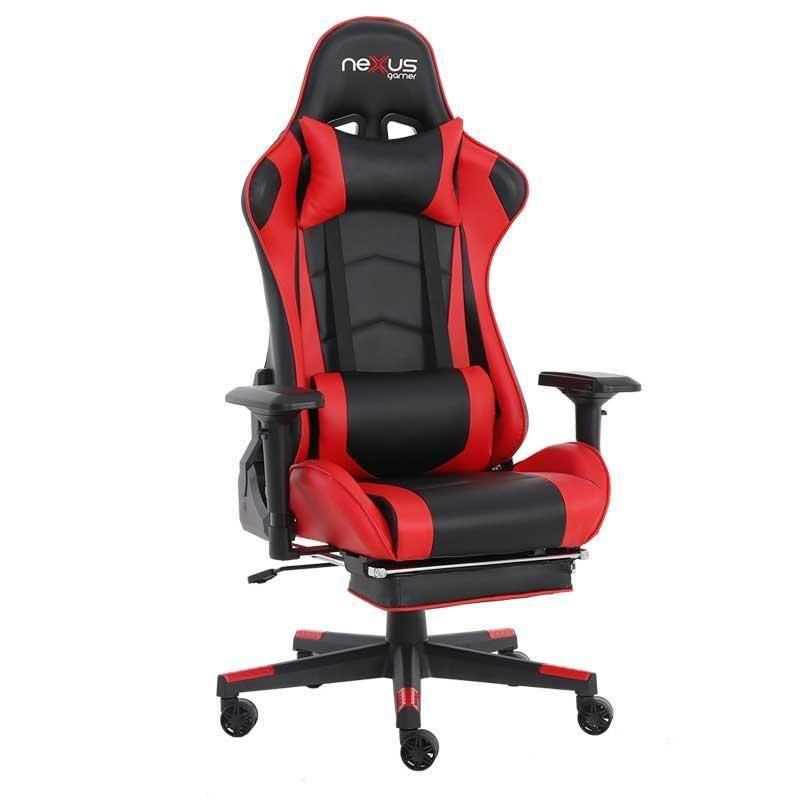 Cadeira Gamer Completa Scorpion Nexus Preta C/Vermelho - Cadeira
